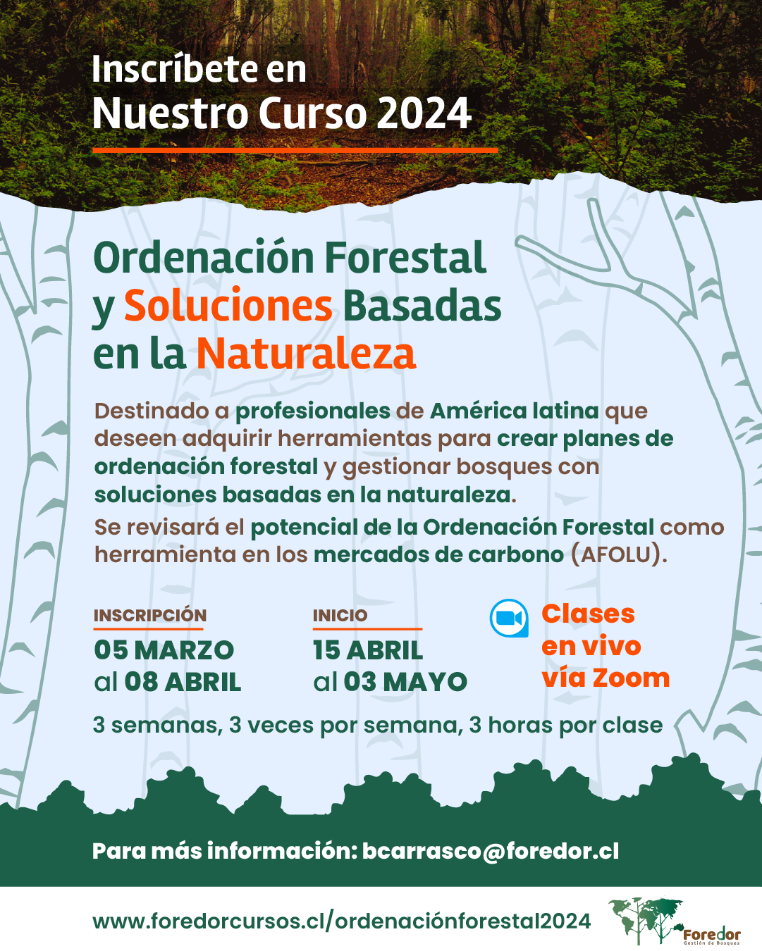 Curso Ordenación Forestal Soluciones Basadas en la Naturaleza